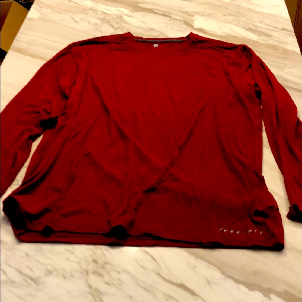 Freefly Red Longsleeve Bamboo Performance